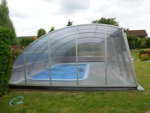 zastřešení bazénu podchozí Bučovice