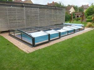 Nízké zastřešení bazénu Harmonie, , Holešov, výplň 4 mm kompaktní polykarbonát